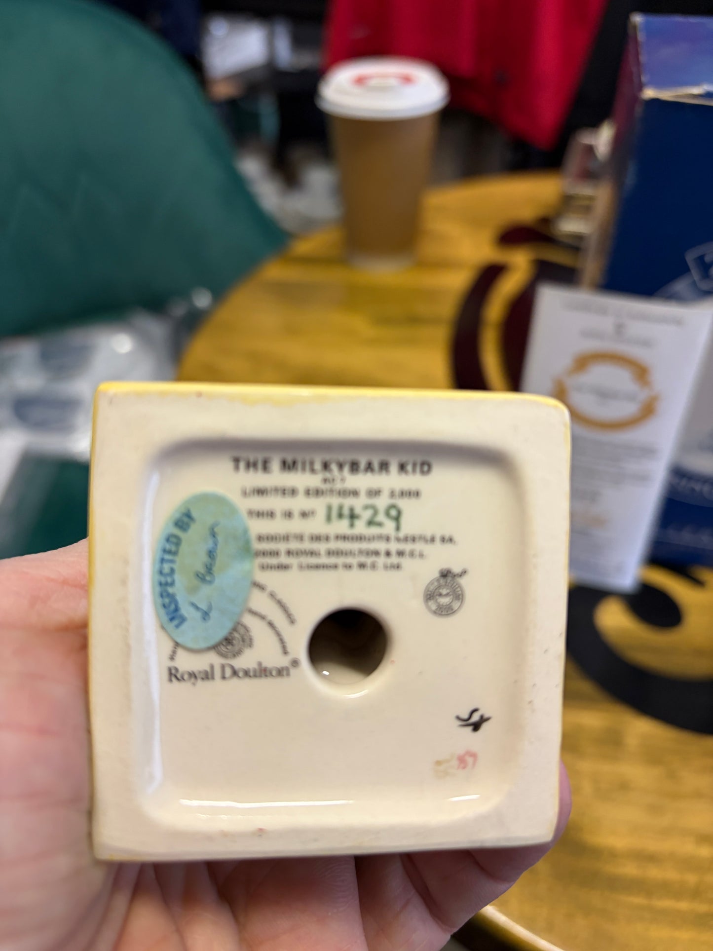 Royal Doulton The Milkybar Kid AC7 Limited Edition Figurine – Box & Certificate
