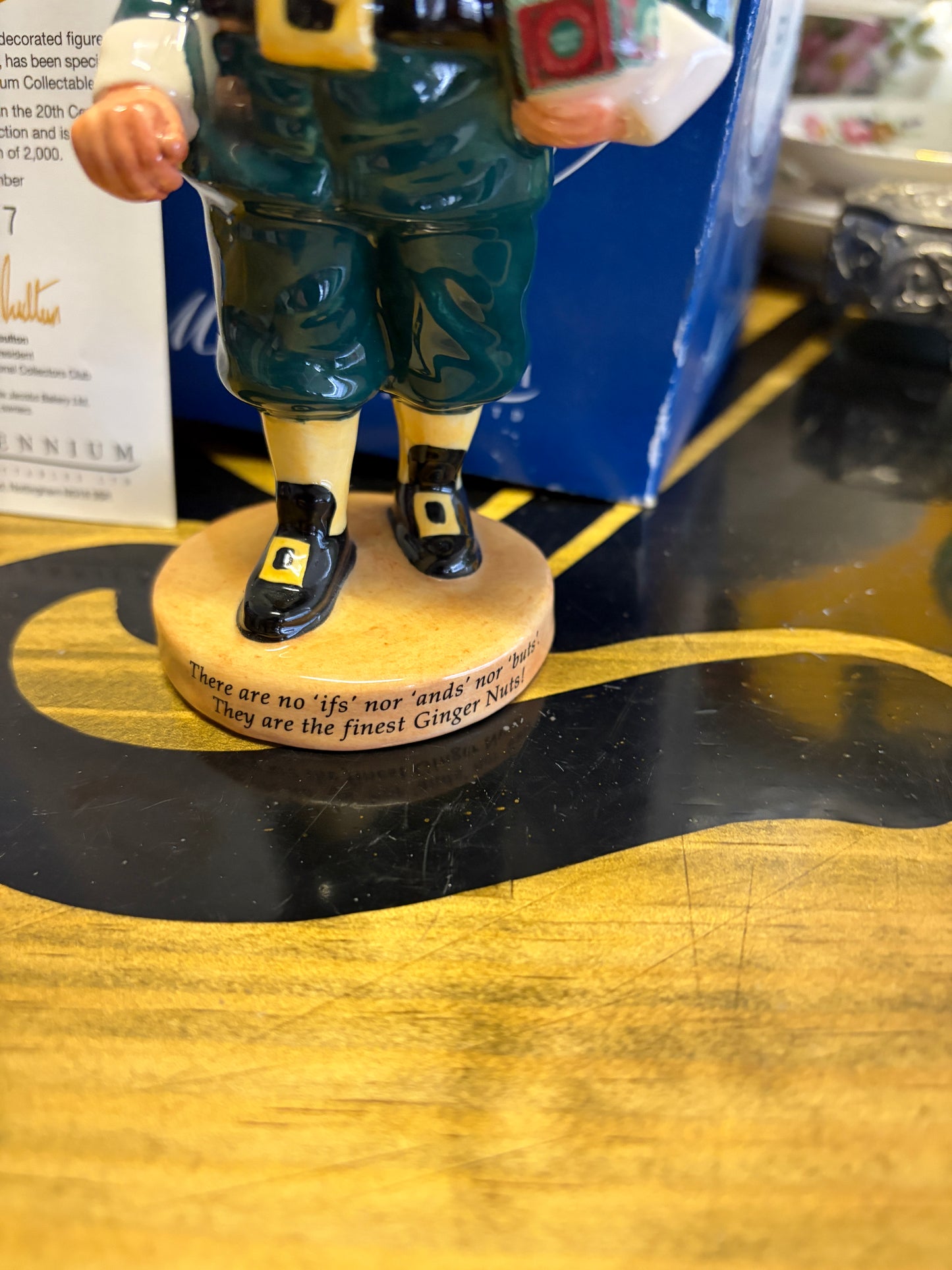 Royal Doulton John Ginger AC6 – Limited Edition Advertising Classics Figurine with Box & Certificate