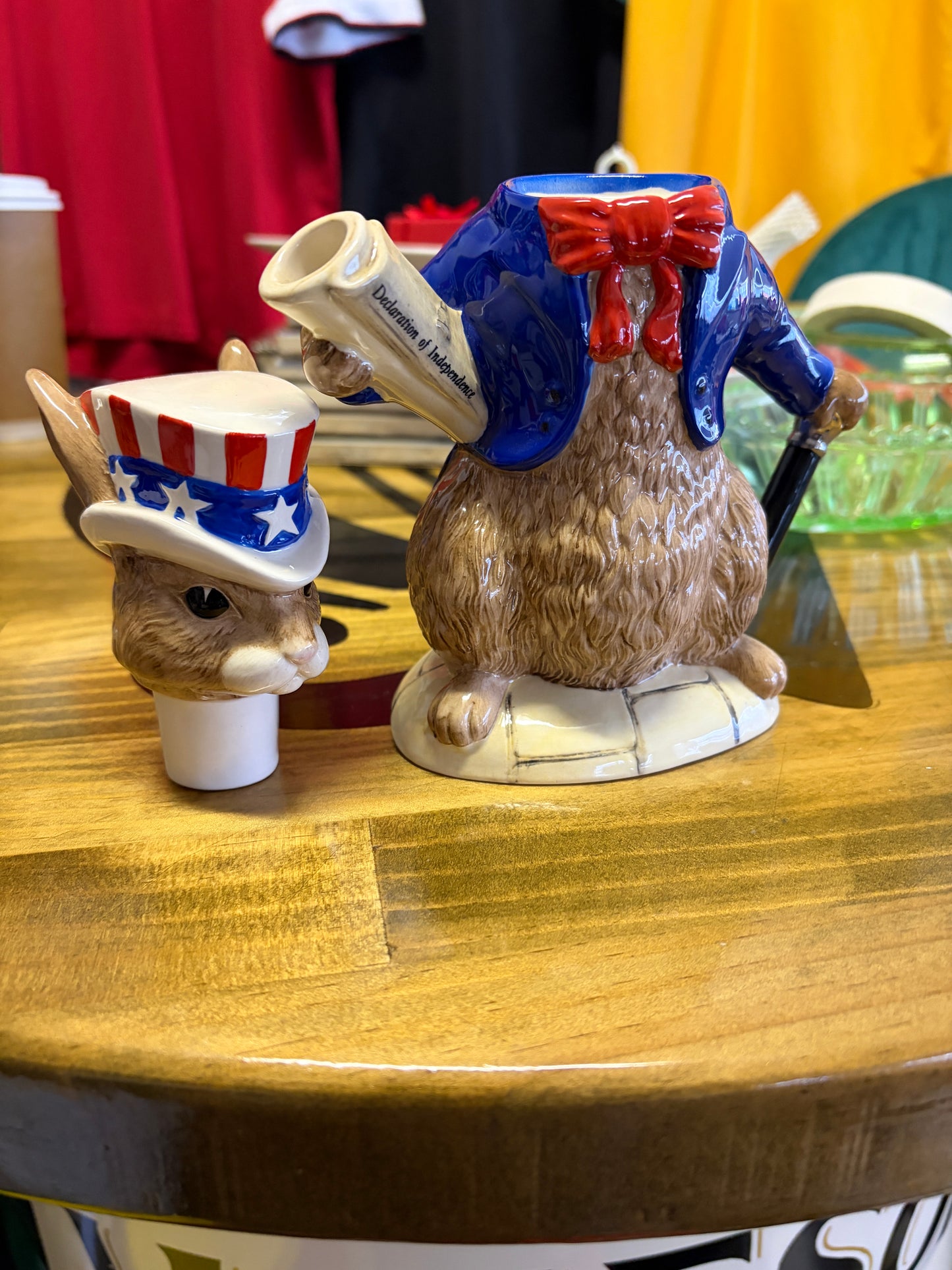 Royal Doulton Bunnykins U.S.A. President Teapot D6996