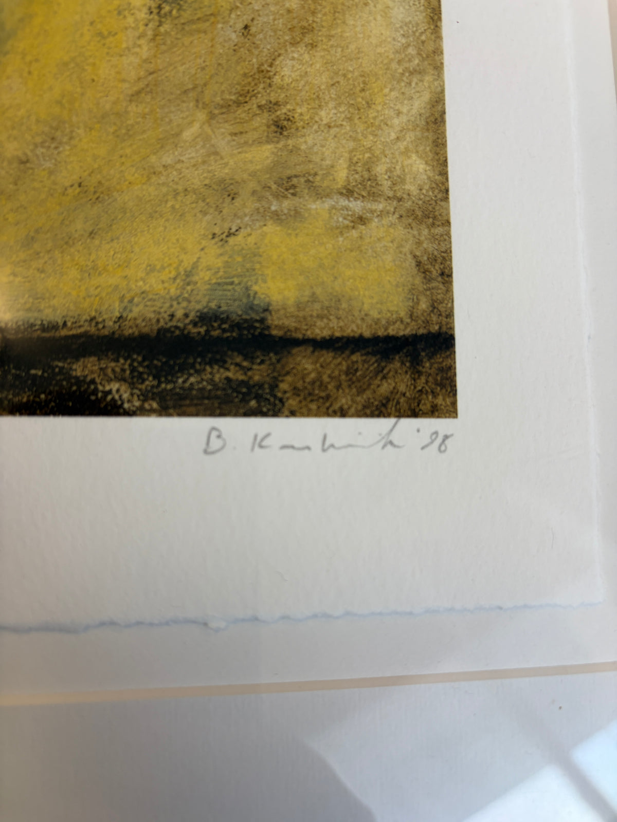 Brian T. Kershisnik “Father and Son Dancing” Signed Limited Edition Print 45/100 – 1998