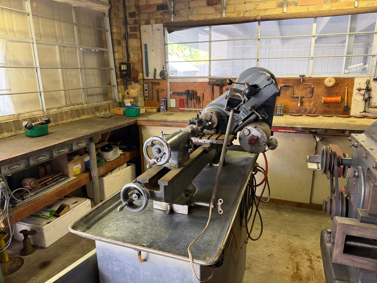 Myford Super 7 Metal Lathe – 1970s – Low Wear – Manuals & Accessories