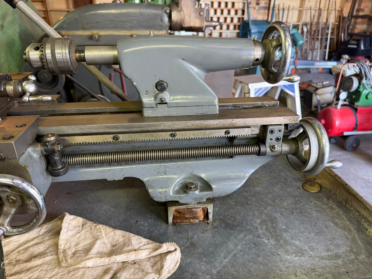 Myford Super 7 Metal Lathe – 1970s – Low Wear – Manuals & Accessories