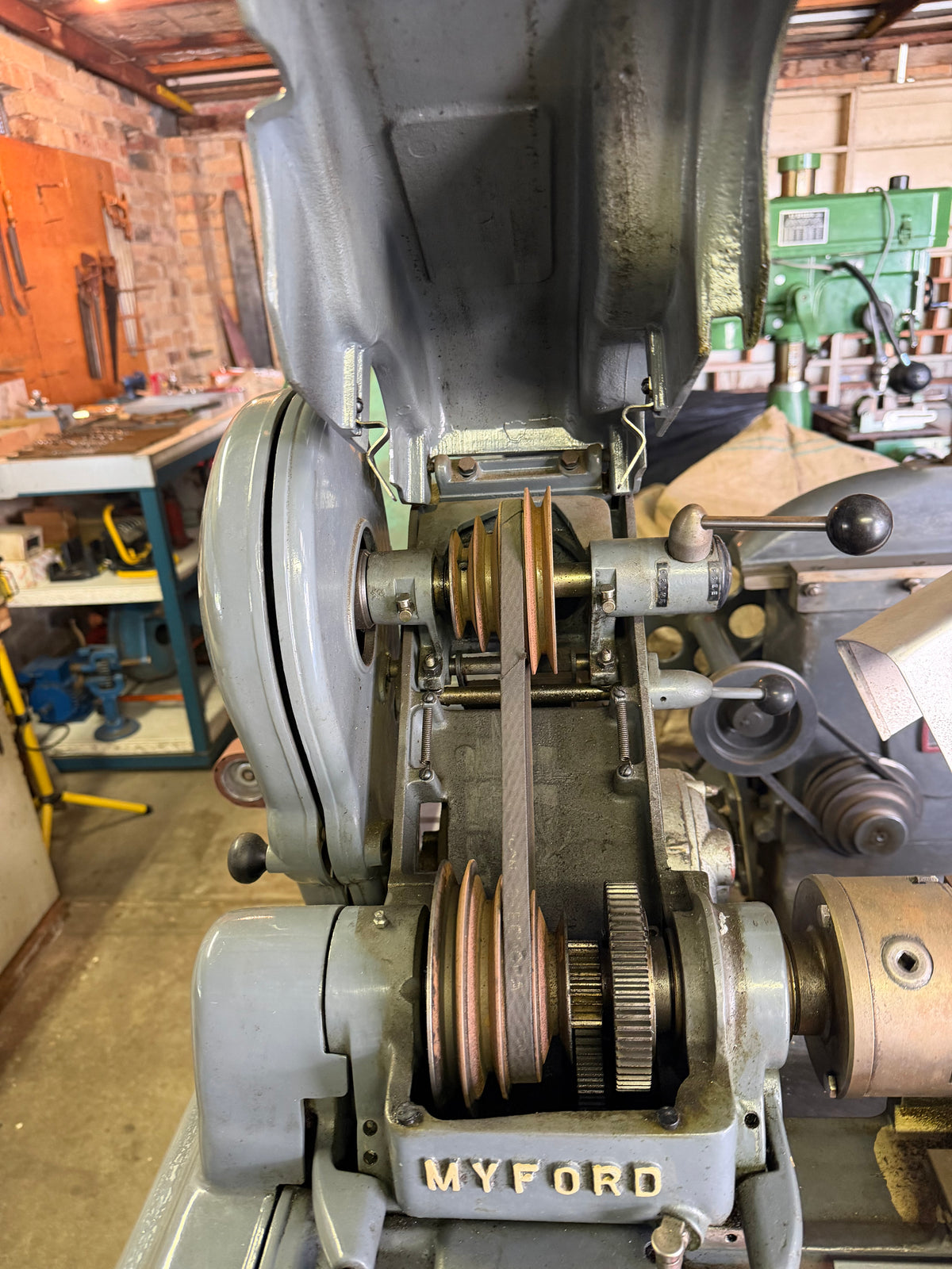 Myford Super 7 Metal Lathe – 1970s – Low Wear – Manuals & Accessories
