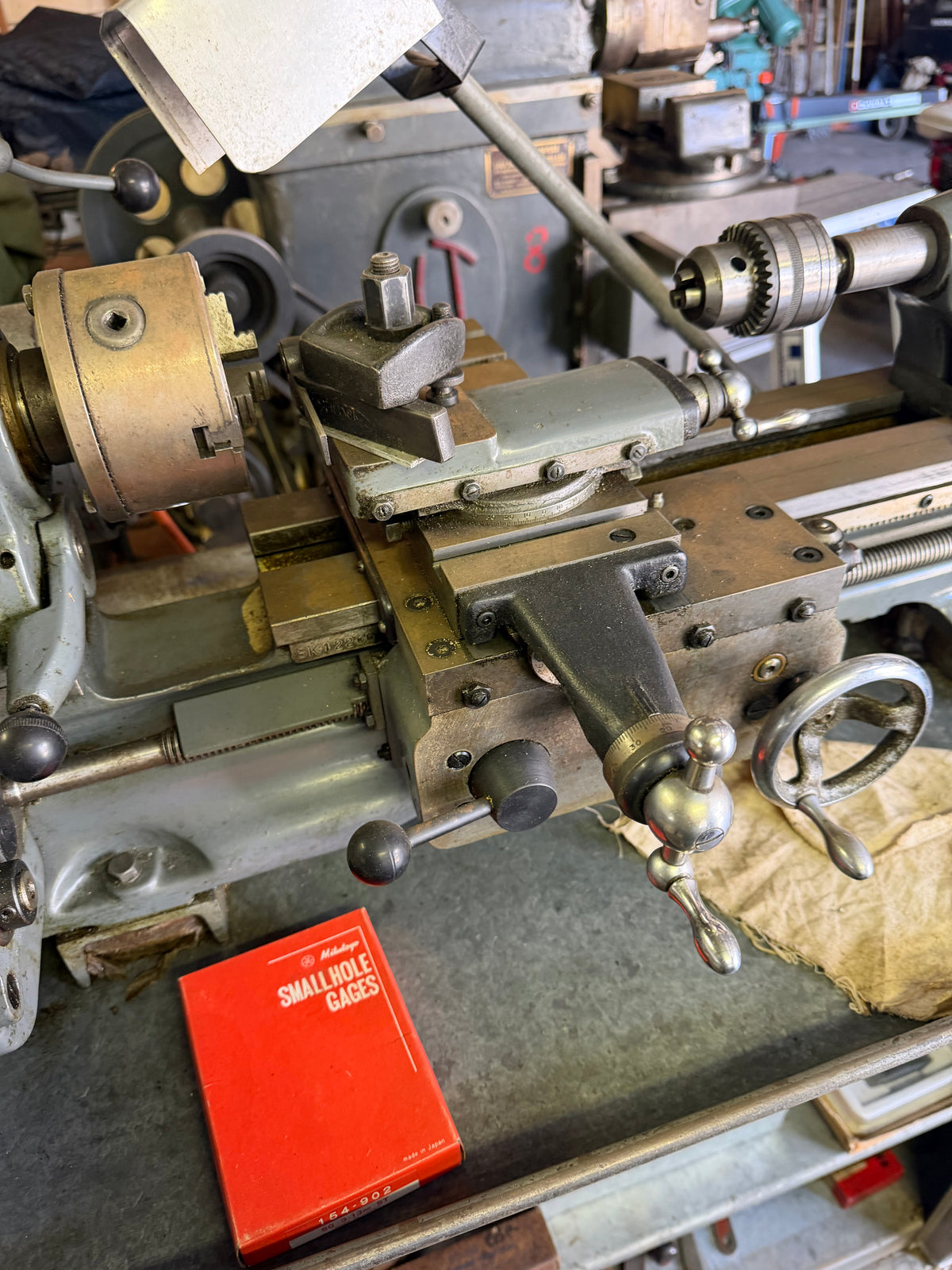 Myford Super 7 Metal Lathe – 1970s – Low Wear – Manuals & Accessories