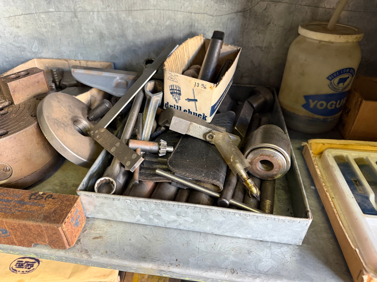 Myford Super 7 Metal Lathe – 1970s – Low Wear – Manuals & Accessories
