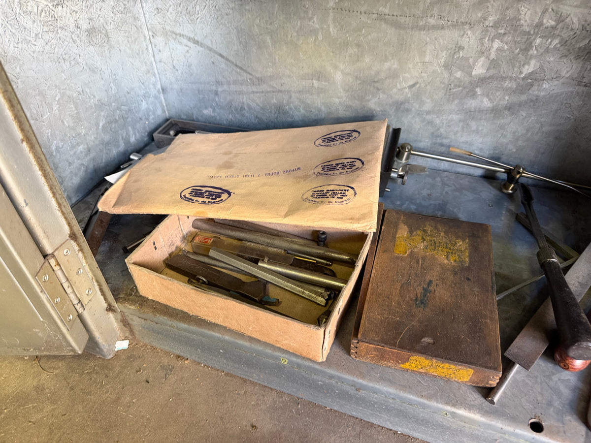 Myford Super 7 Metal Lathe – 1970s – Low Wear – Manuals & Accessories