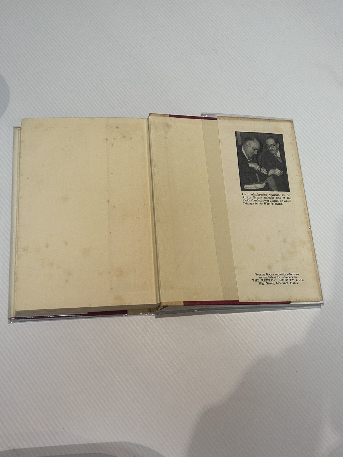 Triumph In The West By Arthur Bryant Hardcover Book 1960 Biography True Stories