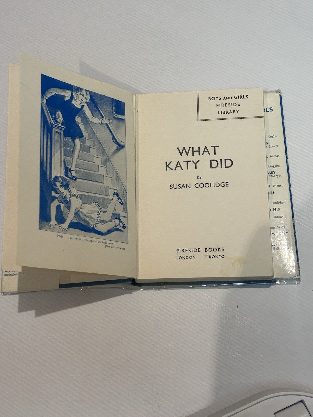 What Katy Did by Susan Coolidge (Hardback) Vintage circa 1950s/1960s - RARE