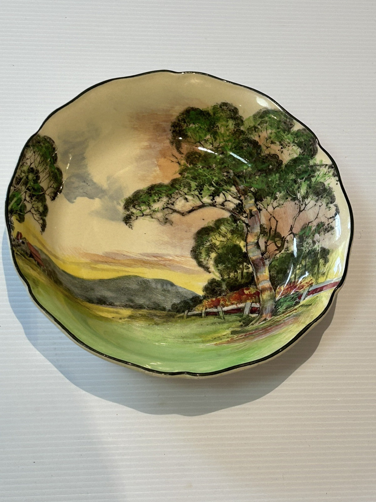 Royal Doulton Australian Gum Trees Pattern D5506 Display Bowl c1935 England