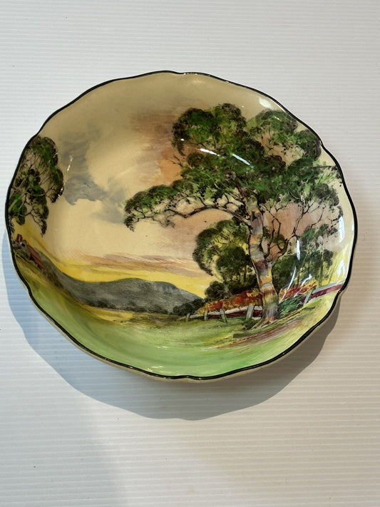 Royal Doulton Australian Gum Trees Pattern D5506 Display Bowl c1935 England