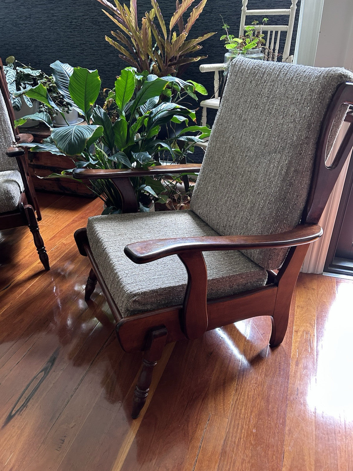 Mid Century Retro Vintage 1950's Three Piece Lounge Suite, Everett woodcraft