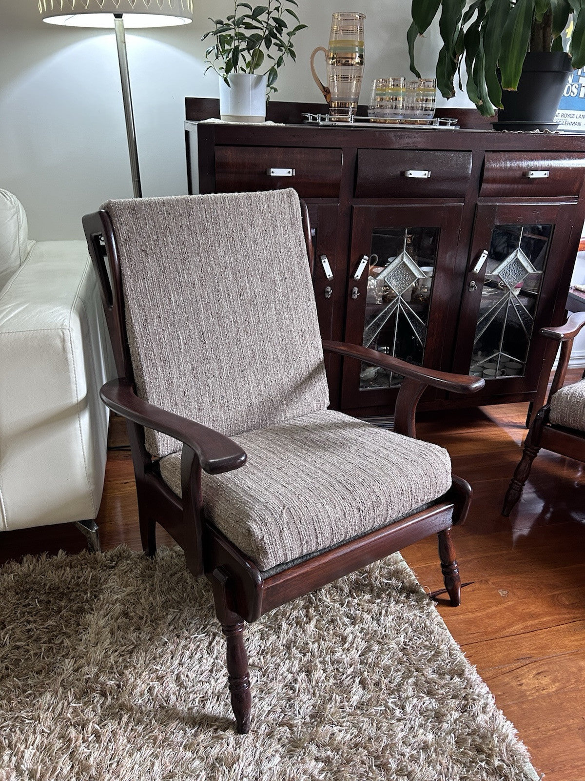 Mid Century Retro Vintage 1950's Three Piece Lounge Suite, Everett woodcraft