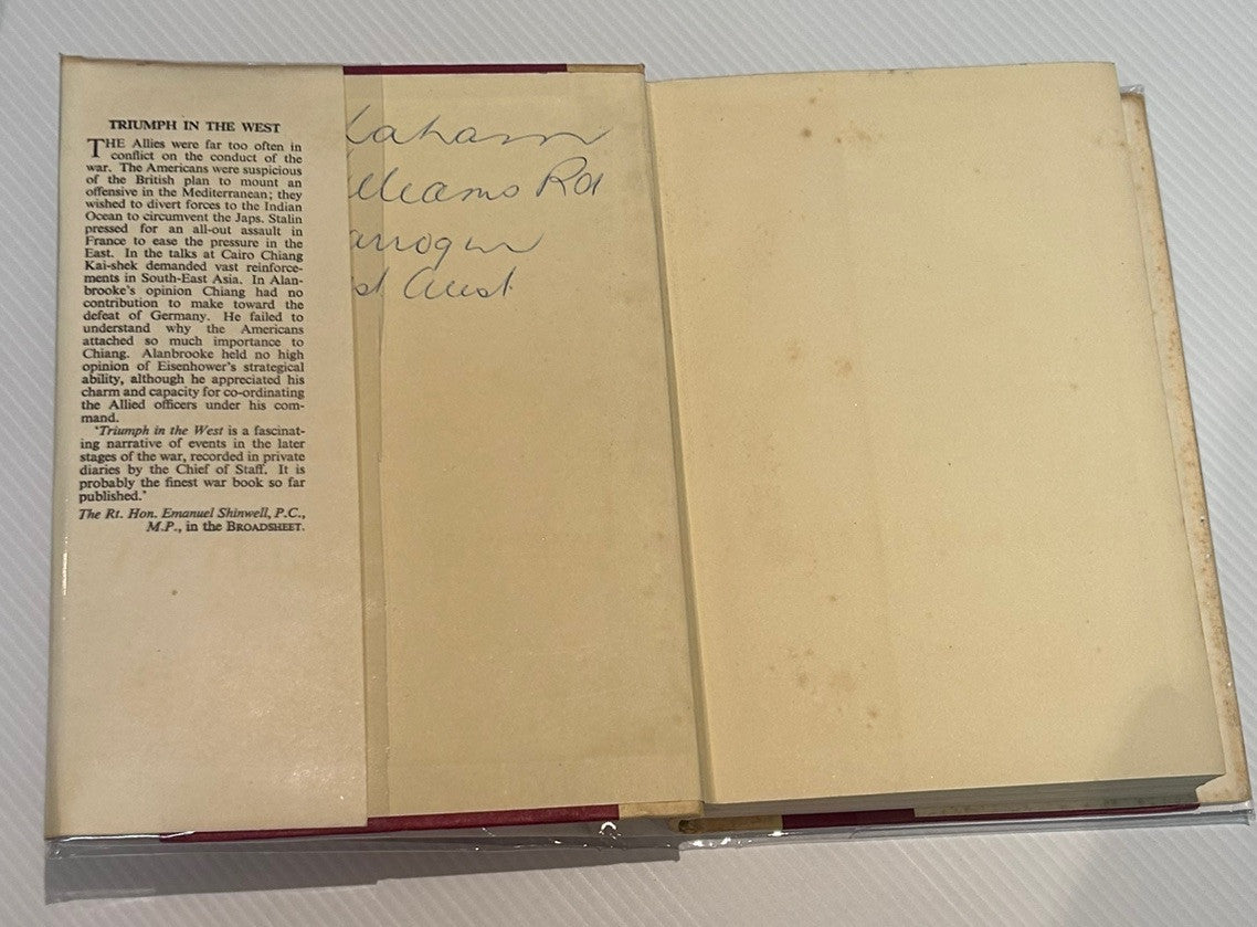 Triumph In The West By Arthur Bryant Hardcover Book 1960 Biography True Stories
