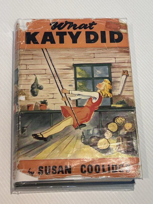 What Katy Did by Susan Coolidge (Hardback) Vintage circa 1950s/1960s - RARE