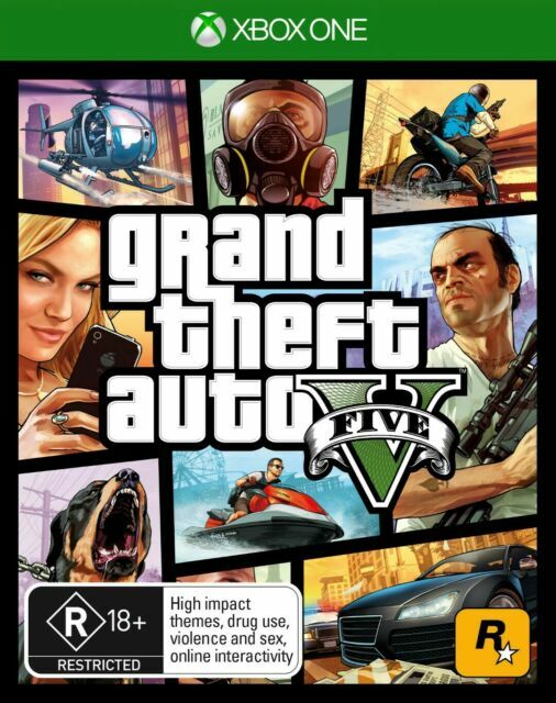 Grand Theft Auto V GTA 5 Xbox One Complete w Manual – PAL | 2014